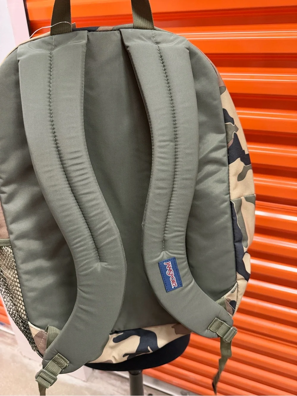 NWT JanSport Big Student Men's Camo Backpack - Tan/Olive